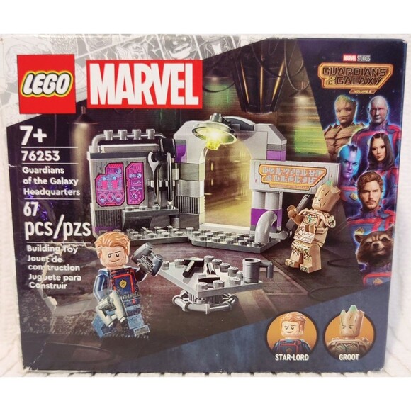 LEGO Super Heroes Marvel Guardians of the Galaxy HQ 76253, Groot, StarLord Minis - Picture 9 of 11